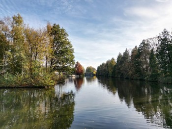 Lucht foto's van de ijsbaan van Hamar in Stadskanaal